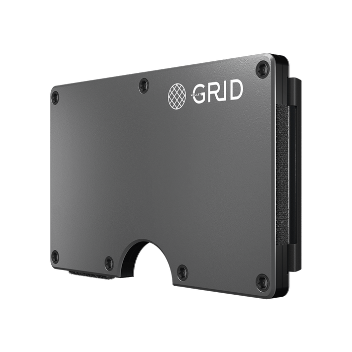 GRID Titanium metal wallet